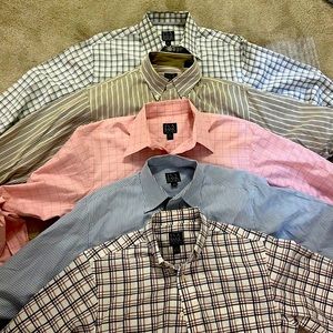 Bundle of 5 long sleeve button downs size M from Jos A Bank